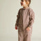 Syd Maroon Stripe Boilersuit Overall